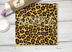 Leopard Patterned Adhesive Vinyl 001