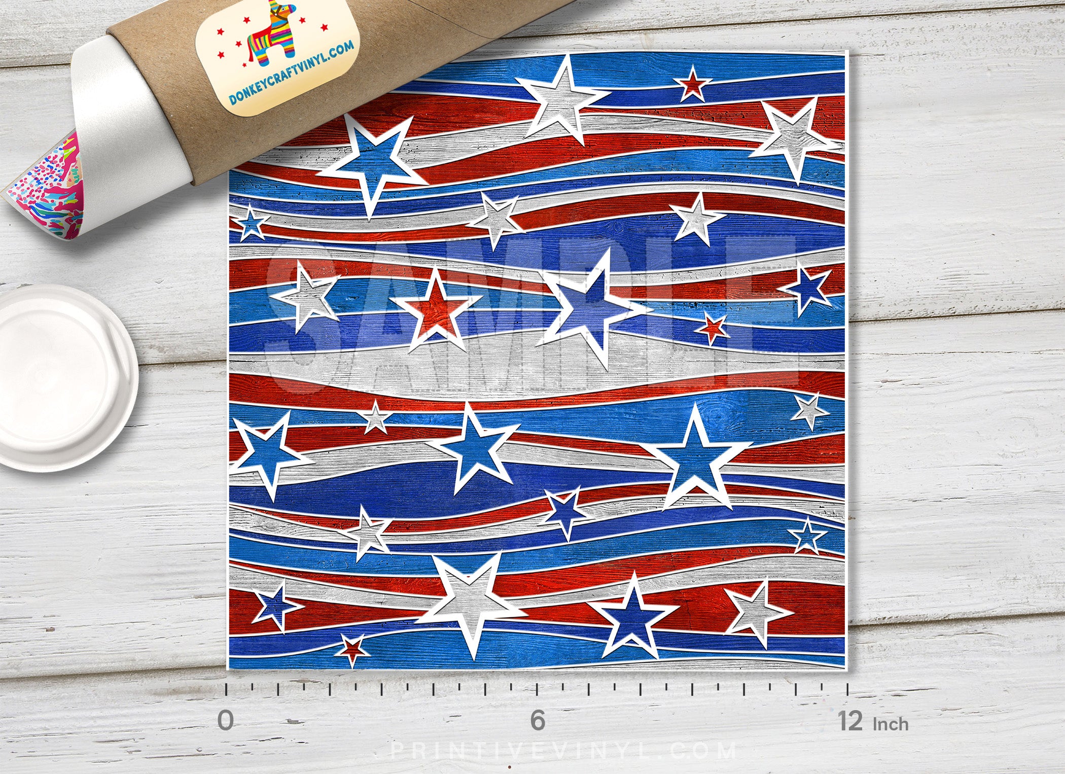 National colors of USA     Patterned HTV 479