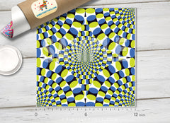 Optical illusion Spin Cycle Patterned HTV 277