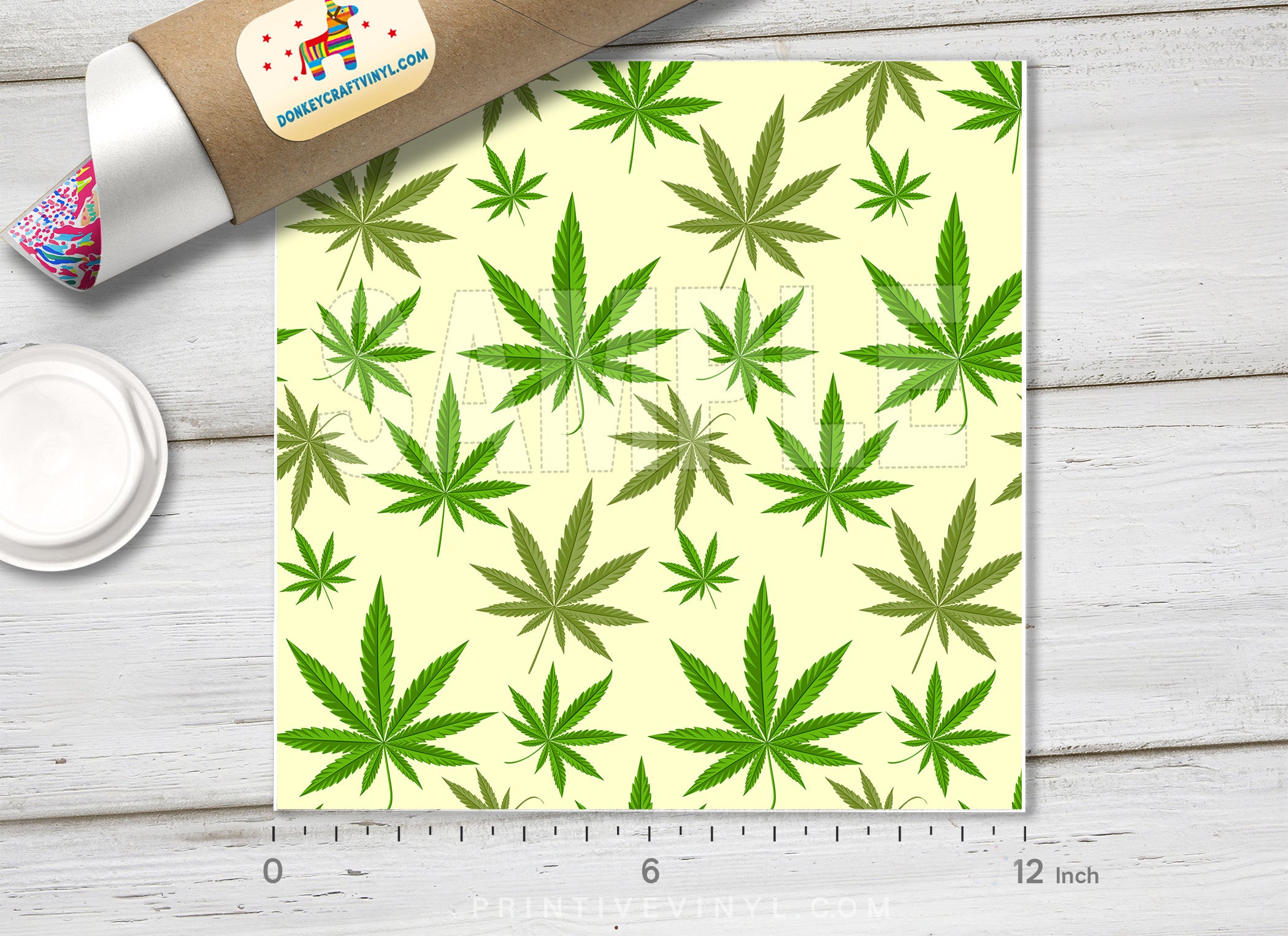 Marijuana Pattern Adhesive Vinyl 510