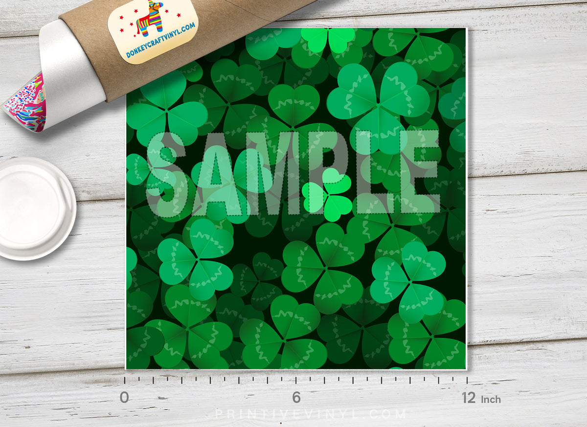 St. Patrick's Day Patterned Adhesive Vinyl 358