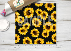 Sunflower  Patterned HTV 1247