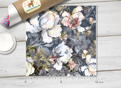Watercolor Roses Patterned HTV 537