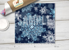 Snowflake Patterned HTV X001