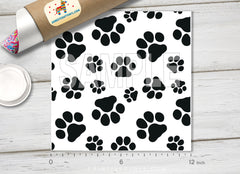 Paw Dog  Foot print Patterned HTV- 919