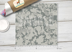 Digital Military Camouflage Patterned HTV 481