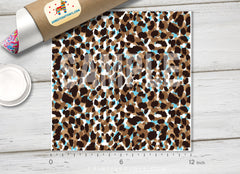 Leopard Patterned Adhesive Vinyl 258