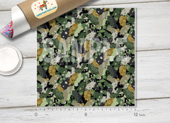 Camouflage Patterned Adhesive Vinyl 159