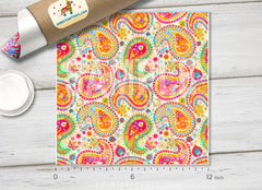 Paisley Patterned Adhesive Vinyl 233