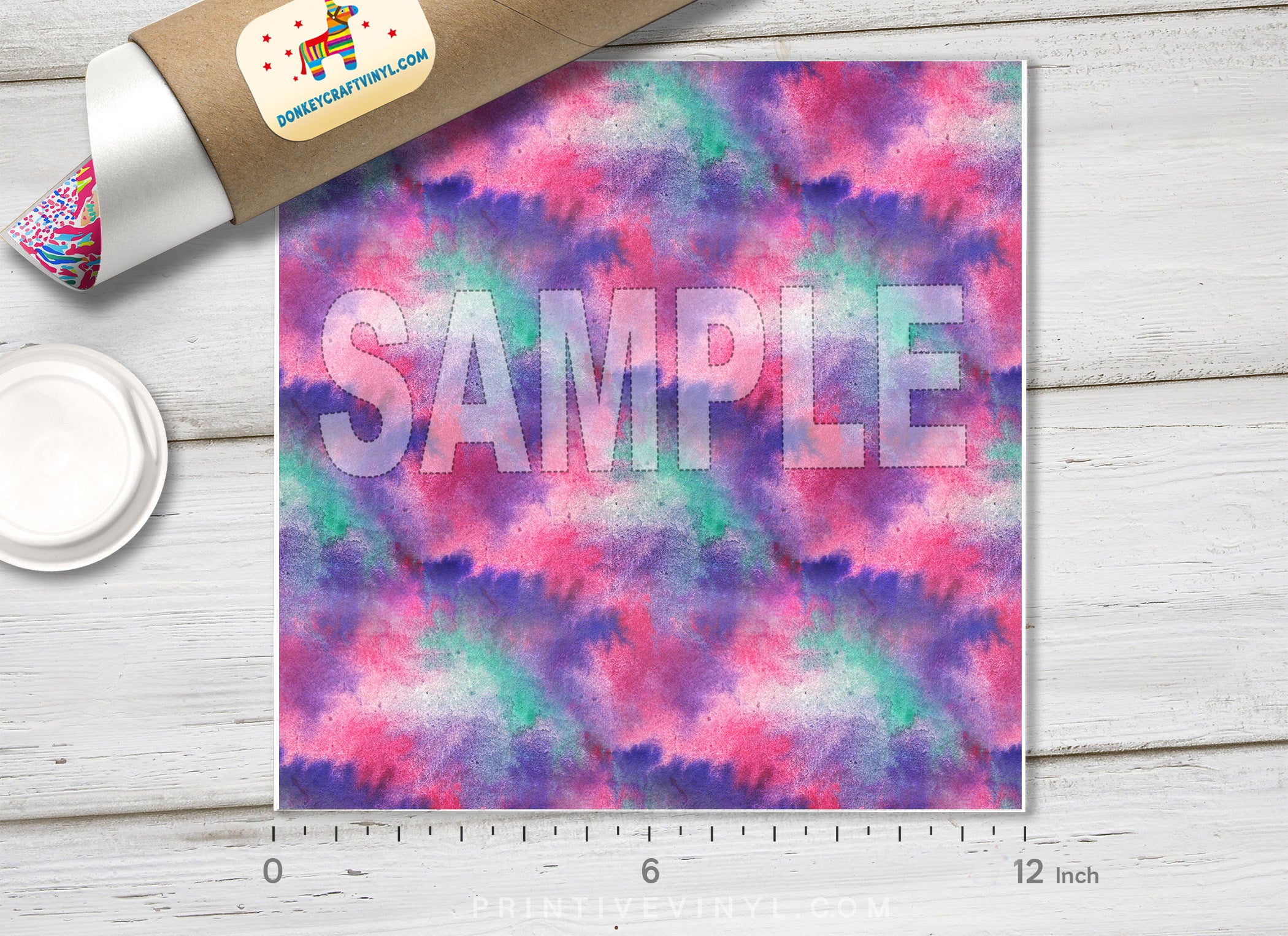 Abstract Watercolor Patterned Adhesive Vinyl 139