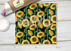 Sunflowers  Patterned HTV 750