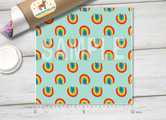 Rainbow Patterned Adhesive Vinyl 316