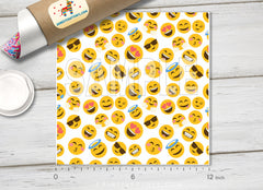 Emoji Patterned Adhesive Vinyl 189