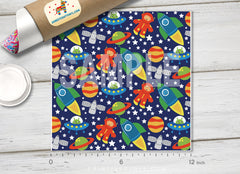 Cartoon Space Patterned HTV 318