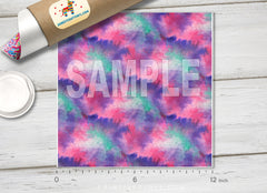 Colorful Watercolor  Patterned HTV 139