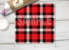 Plaid Patterned Adhesive Vinyl 263