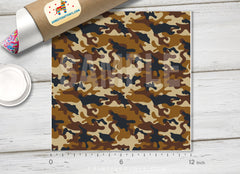 Military Camouflage Pattern Adhesive Vinyl 498