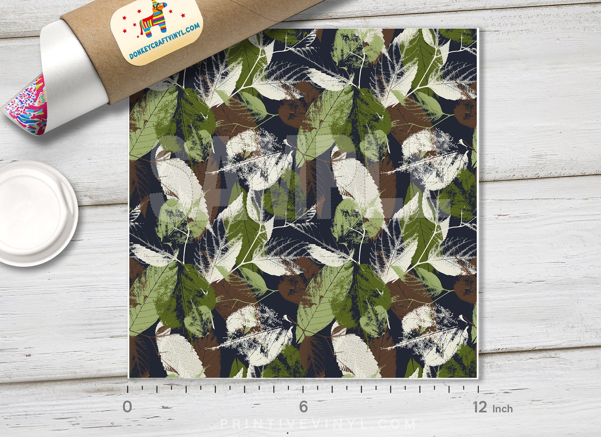 Fall Leaves Patterned HTV 718