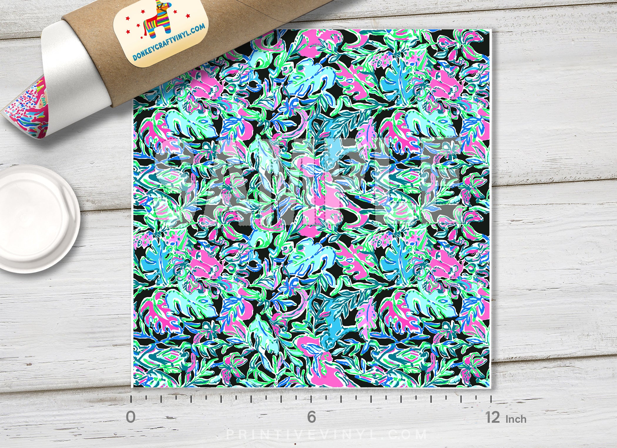 Floral Lilly inspired Patterned HTV L126