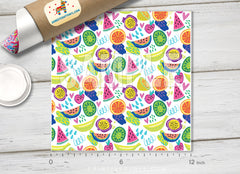 Tropical Fruits Patterned HTV 1008