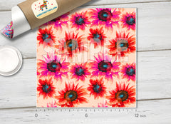 Watercolor Sunflowers Patterned HTV 674