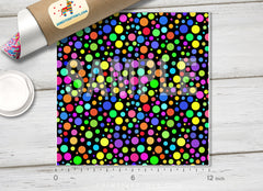 Colorful Polka Dots Patterned HTV 1236