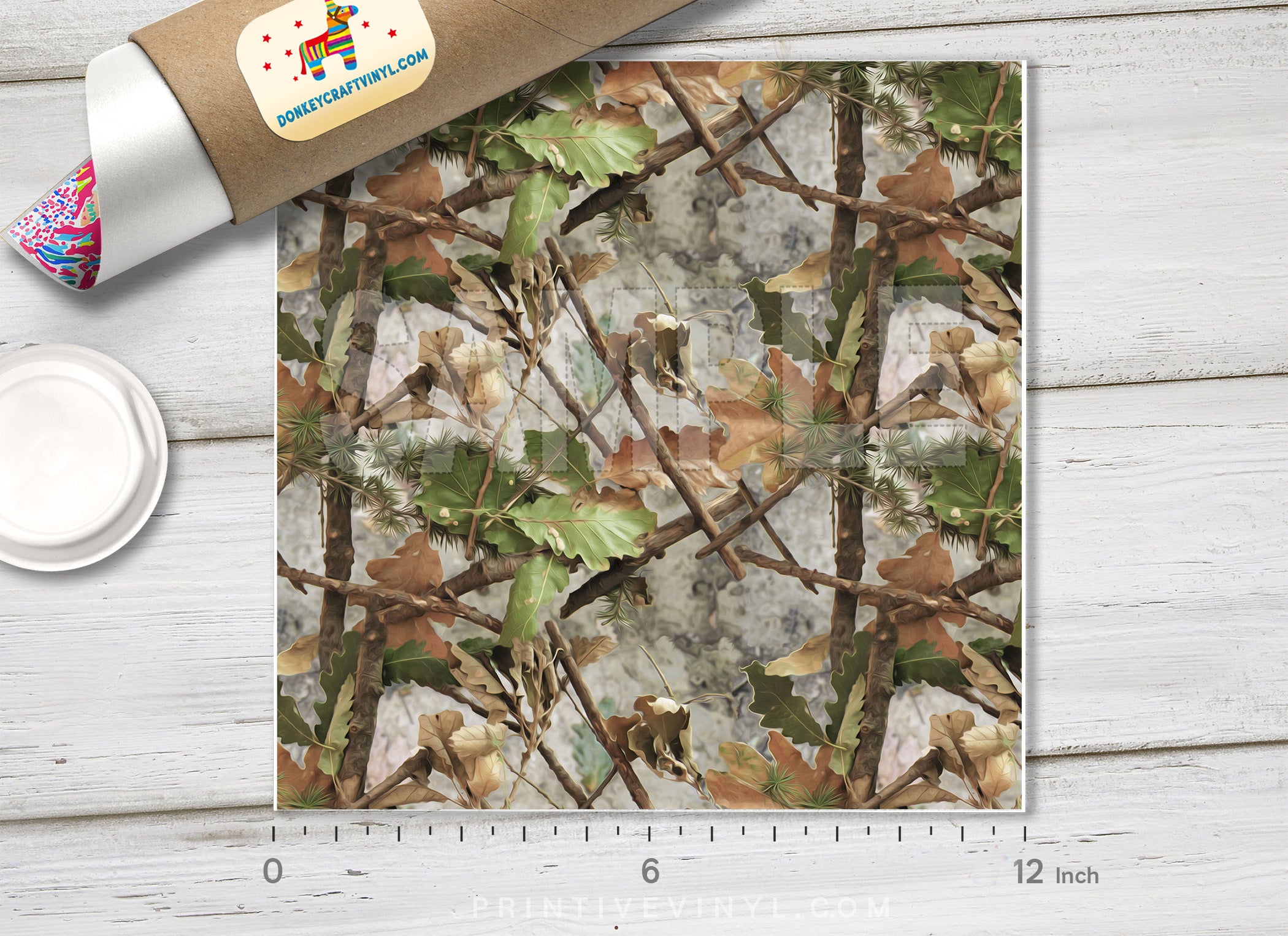 Hunting Camouflage Pattern Adhesive Vinyl 489