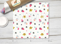 Strawberry and Flower Patterned HTV 1406