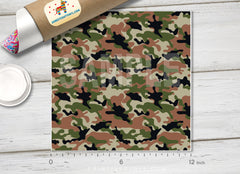 Military Camouflage Printed HTV-497