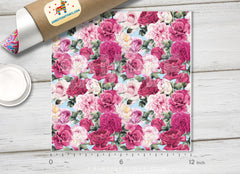 Floral Abstract Pattern Adhesive Vinyl 536