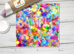 colorful Spots Pattern Adhesive Vinyl 553