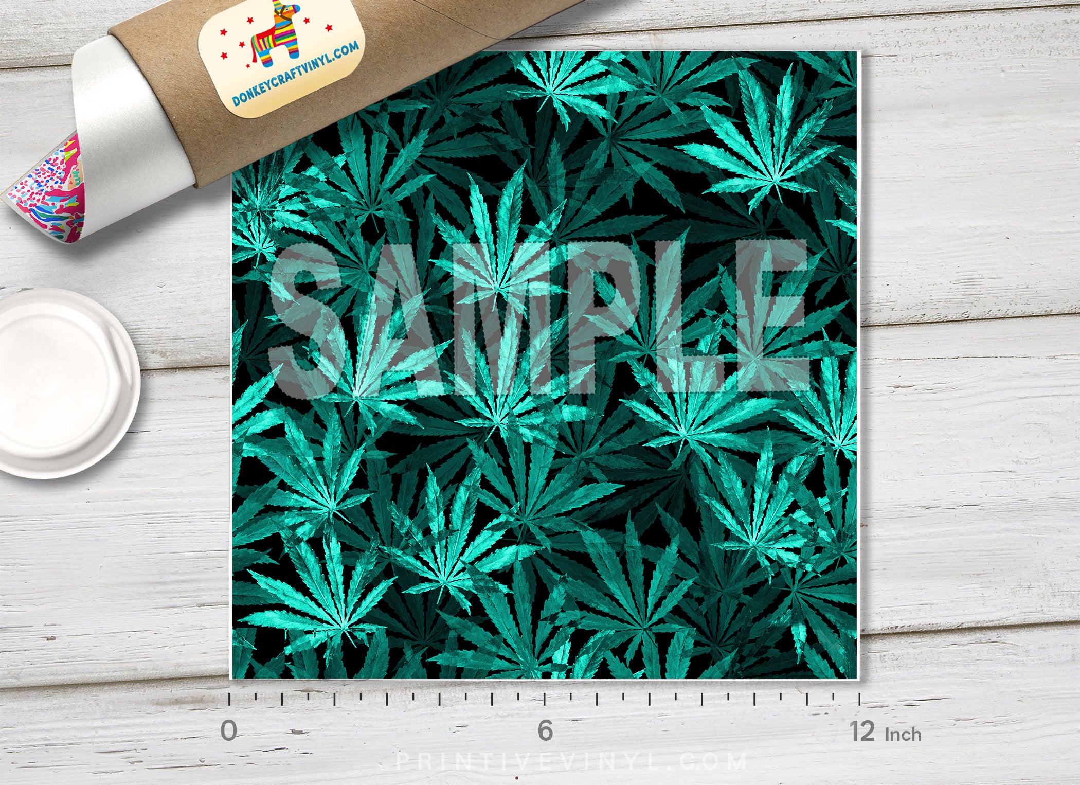 Marijuana Pattern Adhesive Vinyl 579