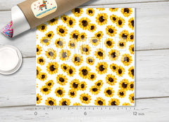 Sunflowers Patterned HTV 1182