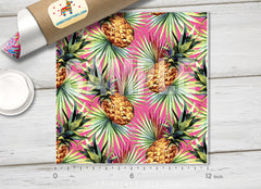 Tropical Pineapple Pattern Printed HTV-826
