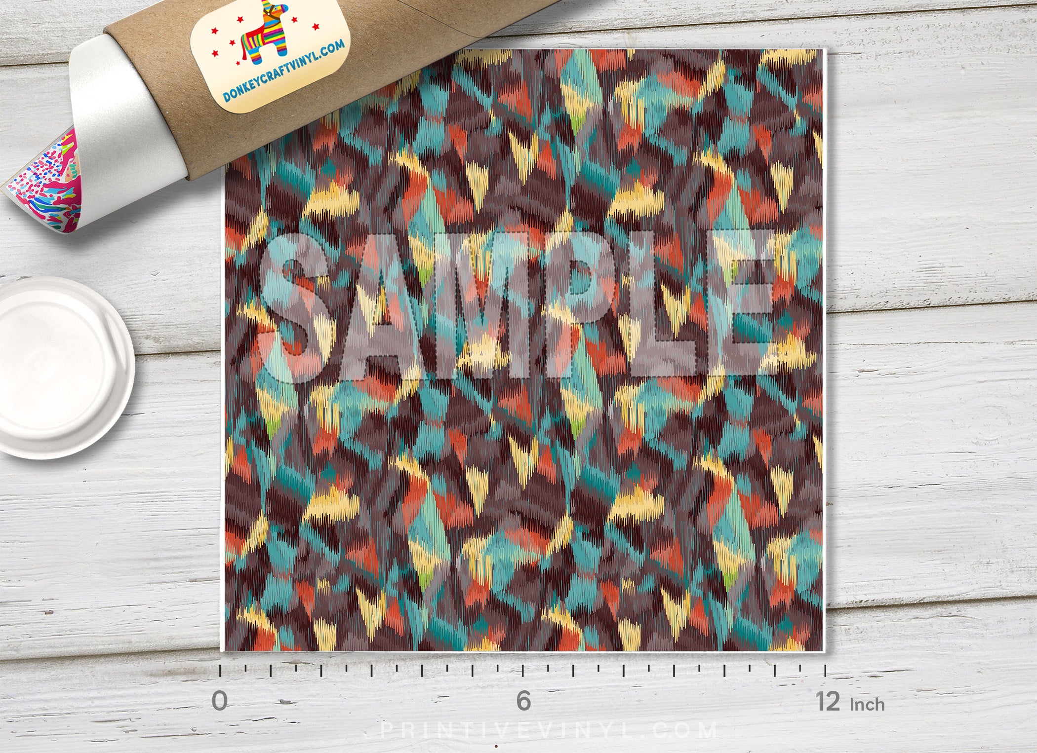 Abstract Patterned Adhesive Vinyl 290