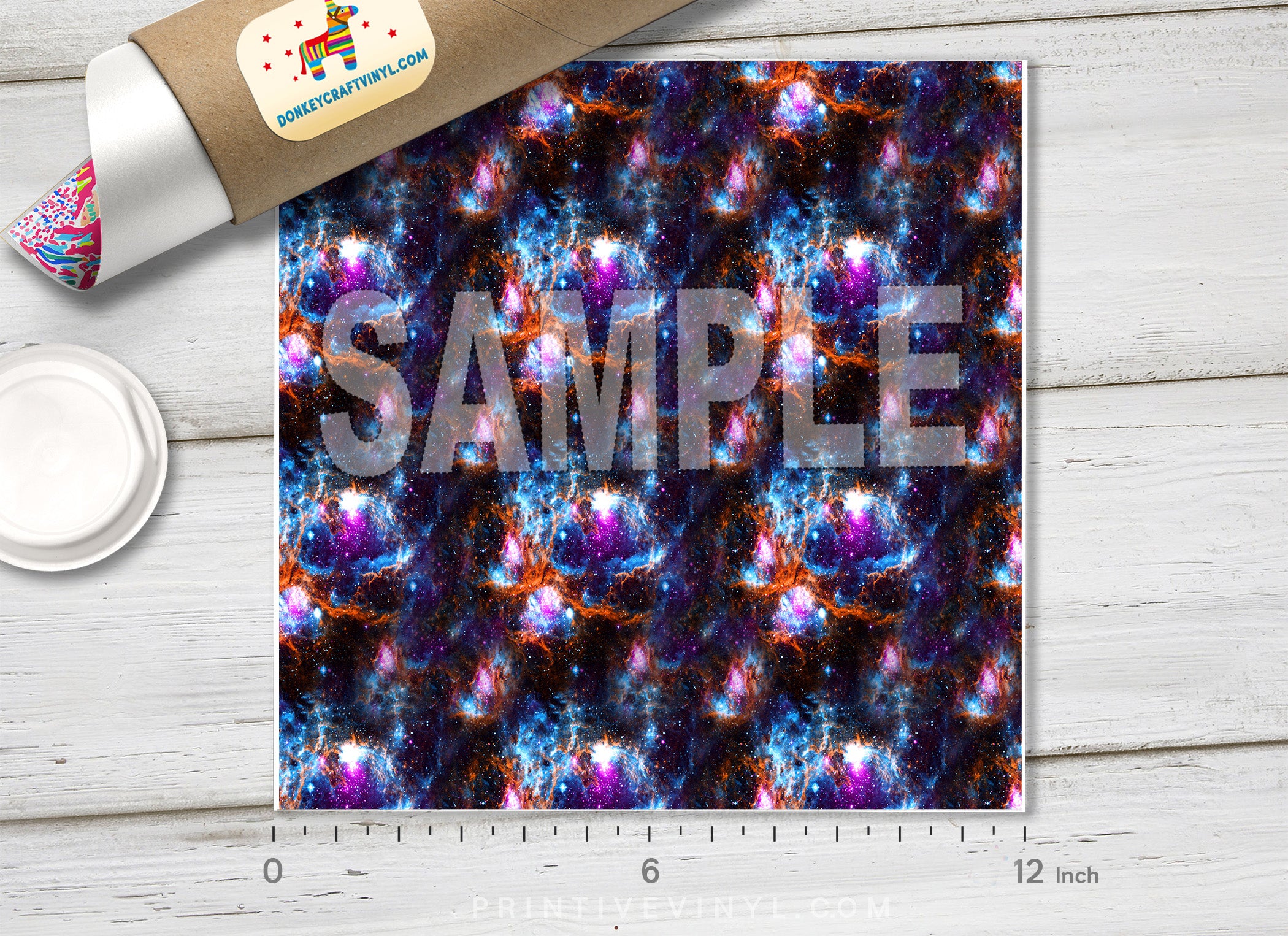 Space Nebula Camouflage Patterned Adhesive Vinyl 049