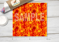 Fire Flame Patterned HTV 392