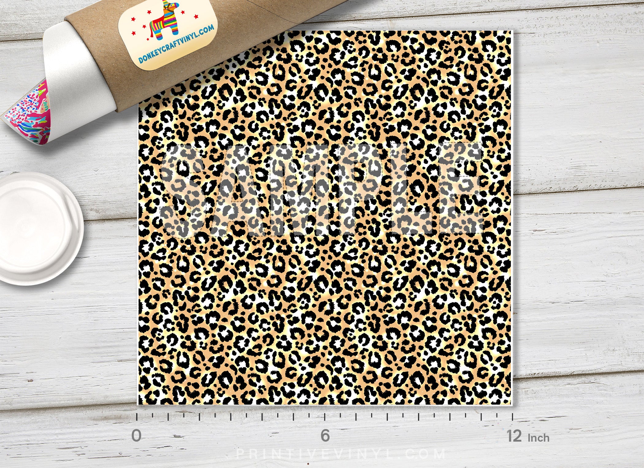 Leopard Patterned HTV- 906