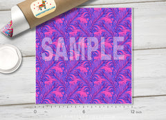 Tropical Palm Patterned HTV-869