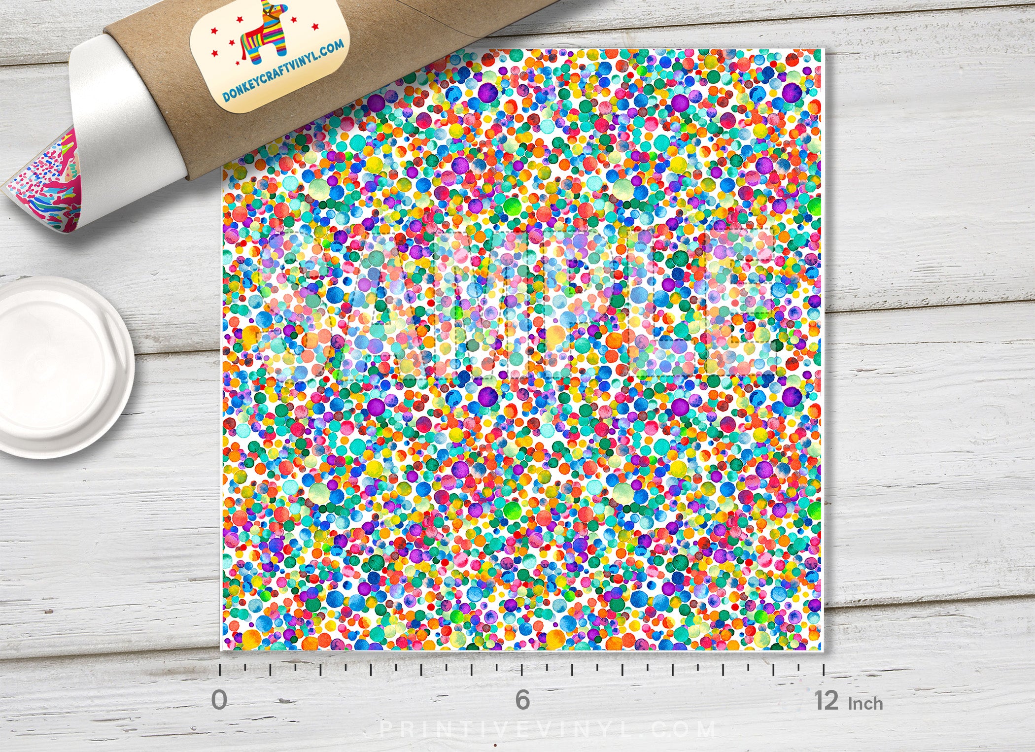 Confetti Dots Pattern Adhesive Vinyl 582