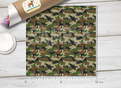 Military Camouflage Printed HTV-494