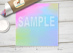 Abstract Colorful Ombre Patterned HTV-873