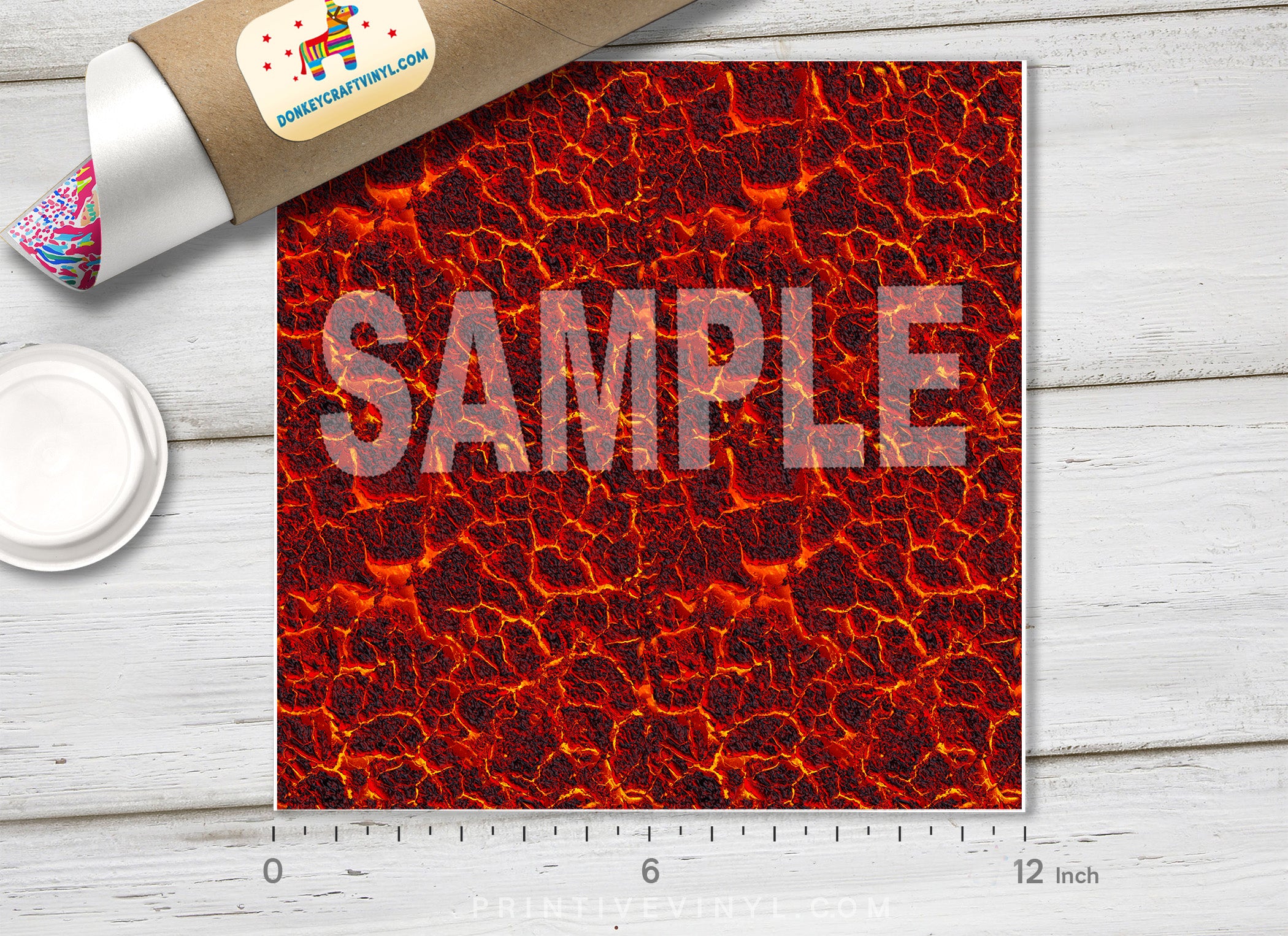 Magma, Lava Patterned Adhesive Vinyl 381