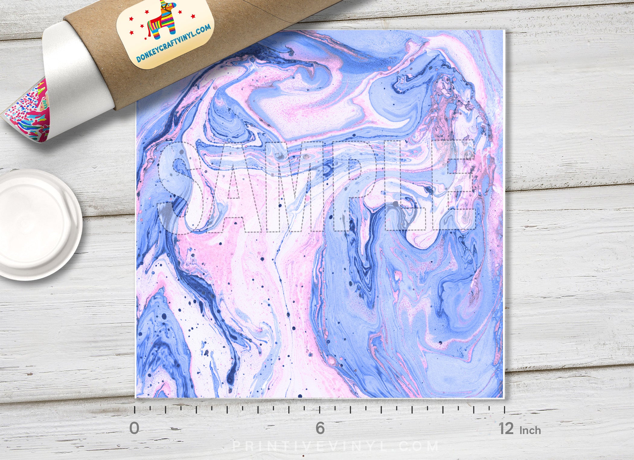 Abstract Marble Patterned HTV 1020