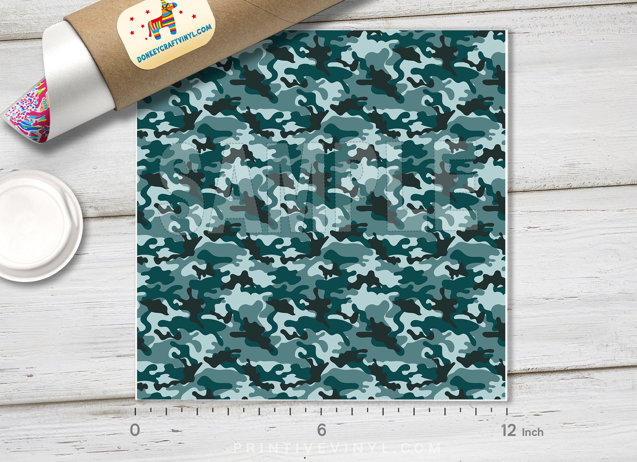 Military Camouflage Pattern Adhesive Vinyl 493