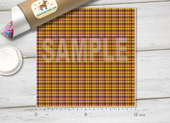 Check Plaid Tartan  Patterned HTV  595