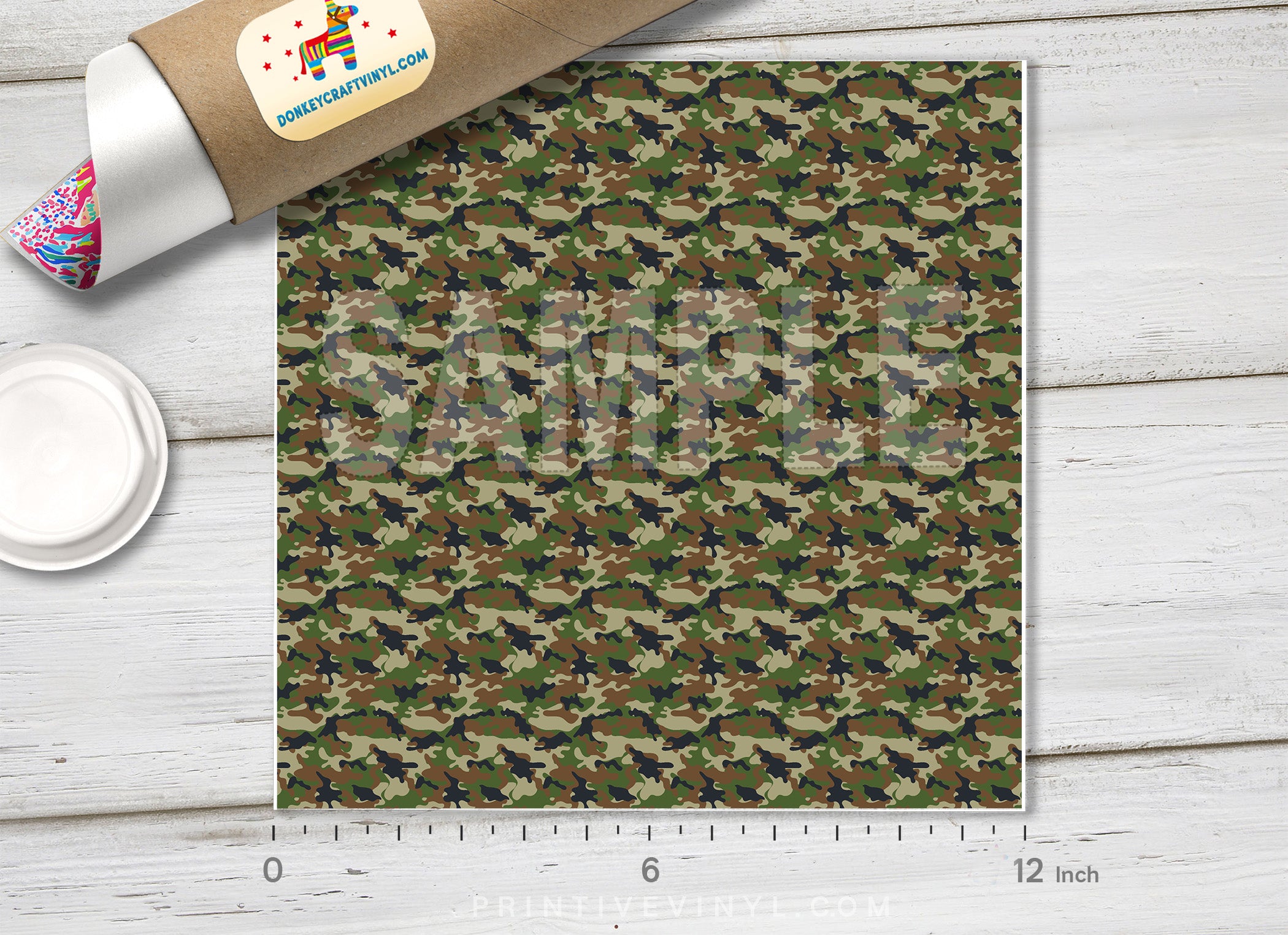 Military Camouflage Printed HTV-494