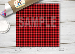 Lumberjack Plaid Patterned Adhesive Vinyl 332