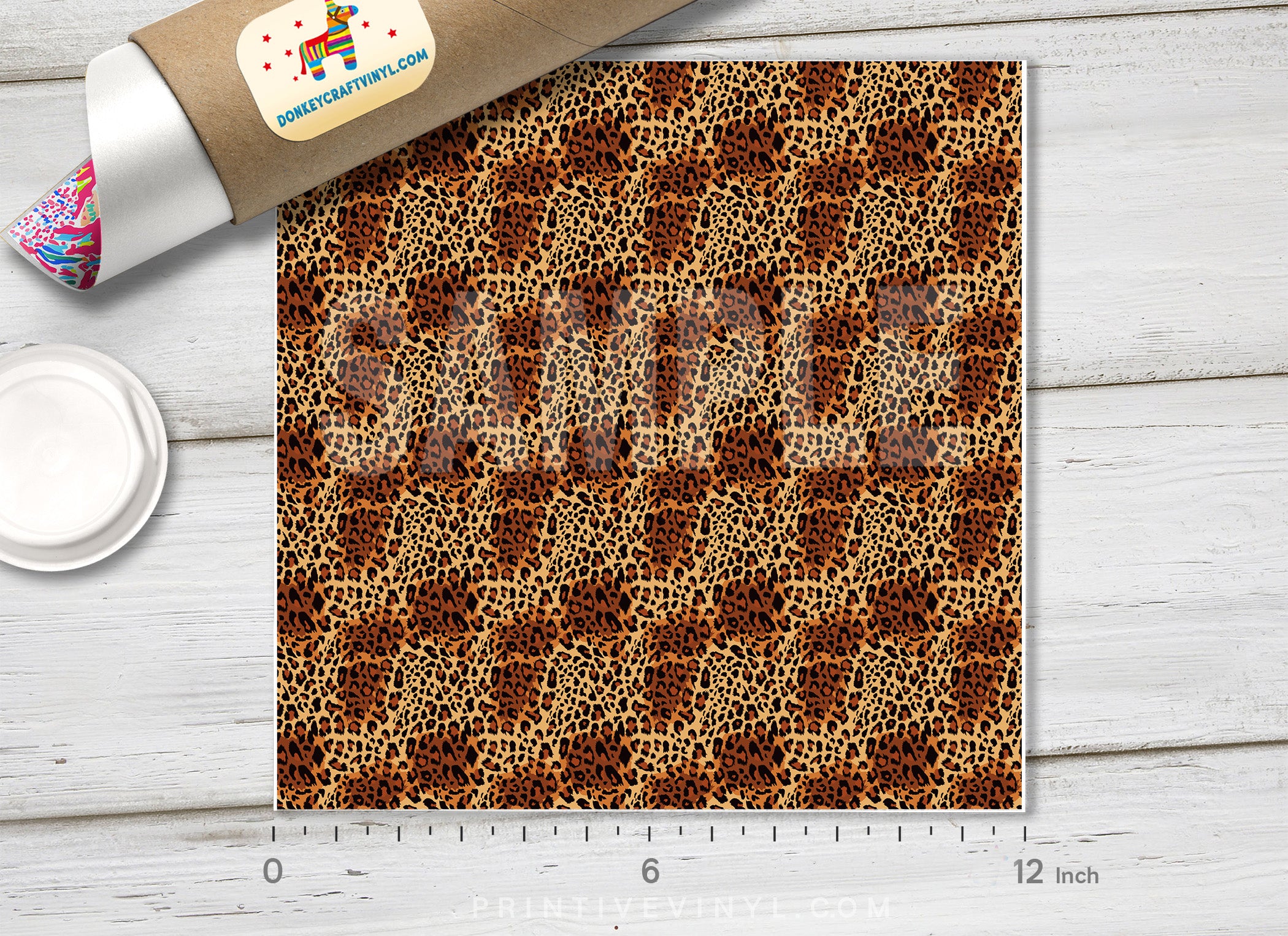 Leopard Pattern Adhesive Vinyl 542