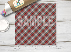 Tartan Plaid Patterned Adhesive Vinyl 460